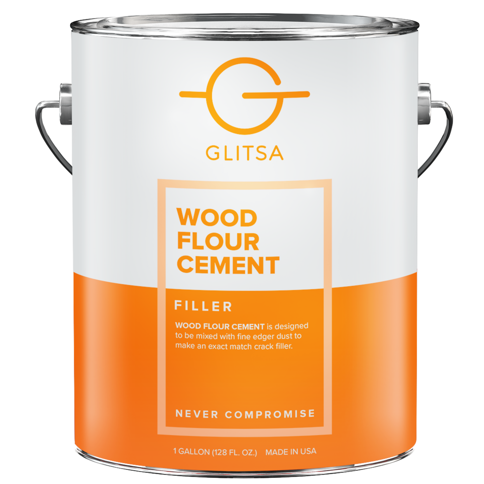 Glitsa Wood Flour Cement 1Gal