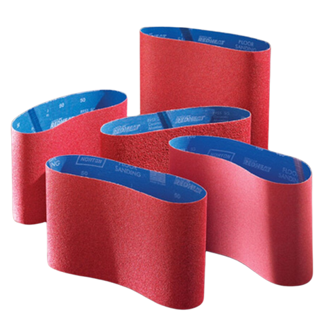 Norton Red Heat 8" Sanding Belts