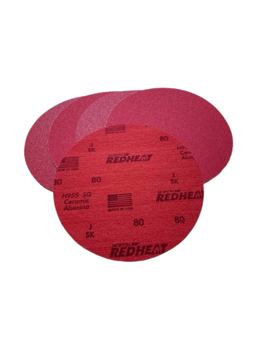 Norton 8" Red Heat Trio Discs
